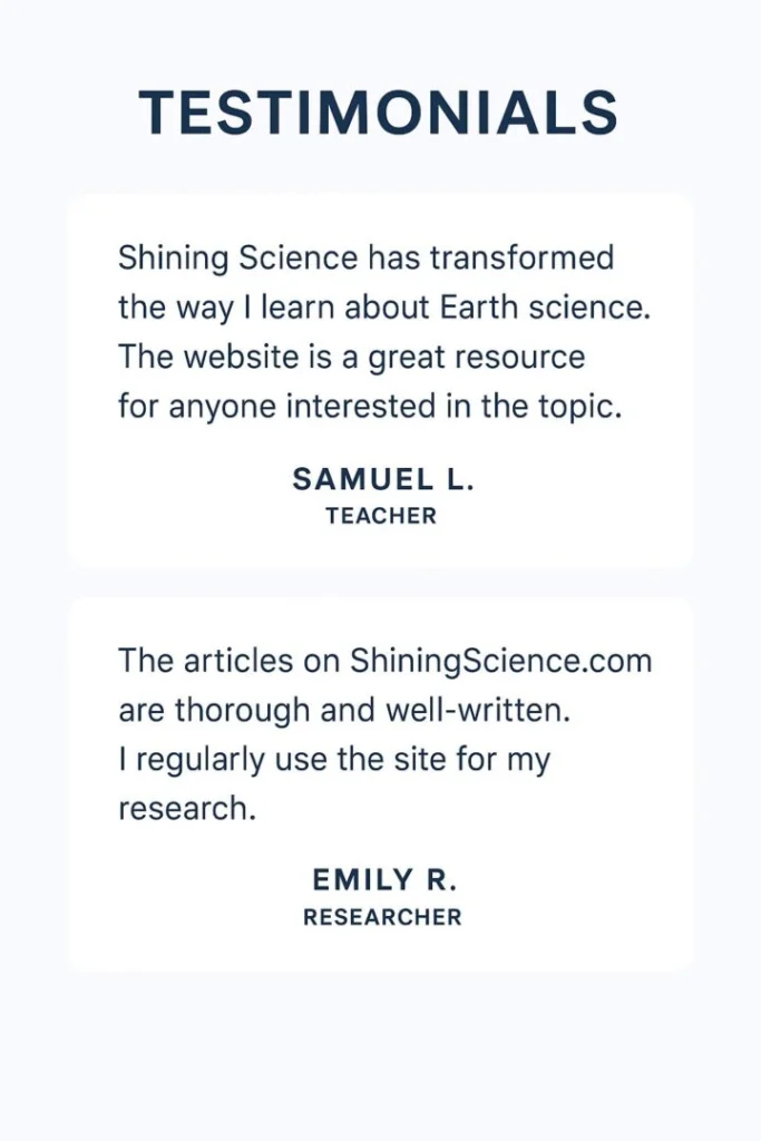 testimony about earth science on shining science