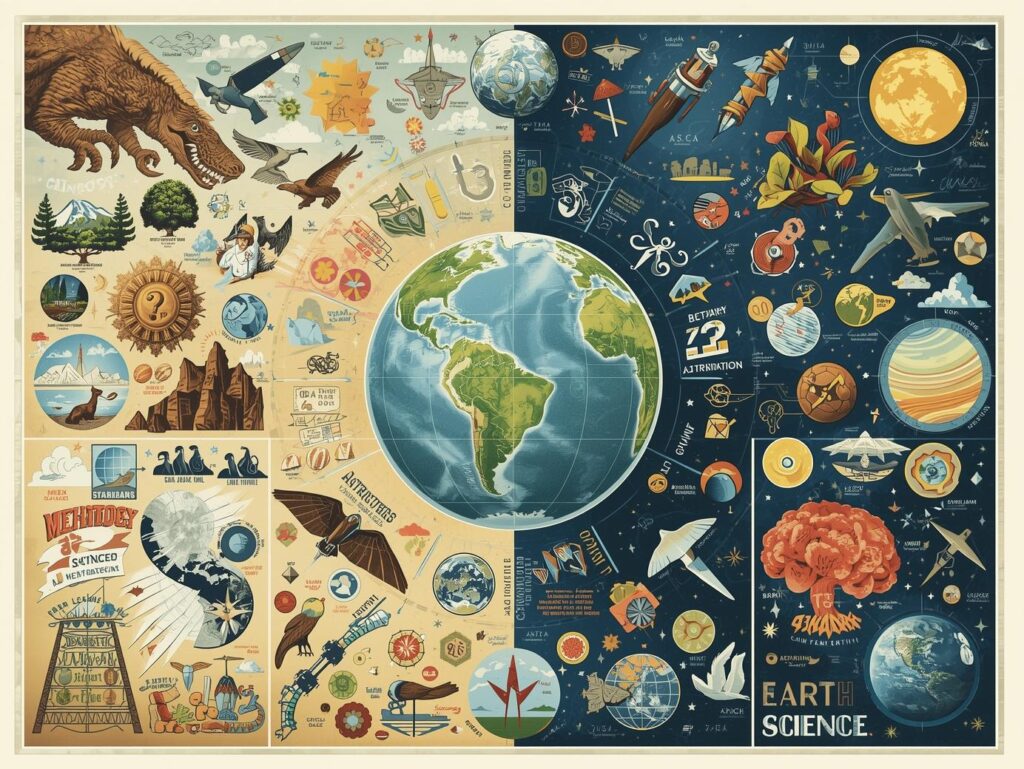 branches of earth science , clear each branche of science