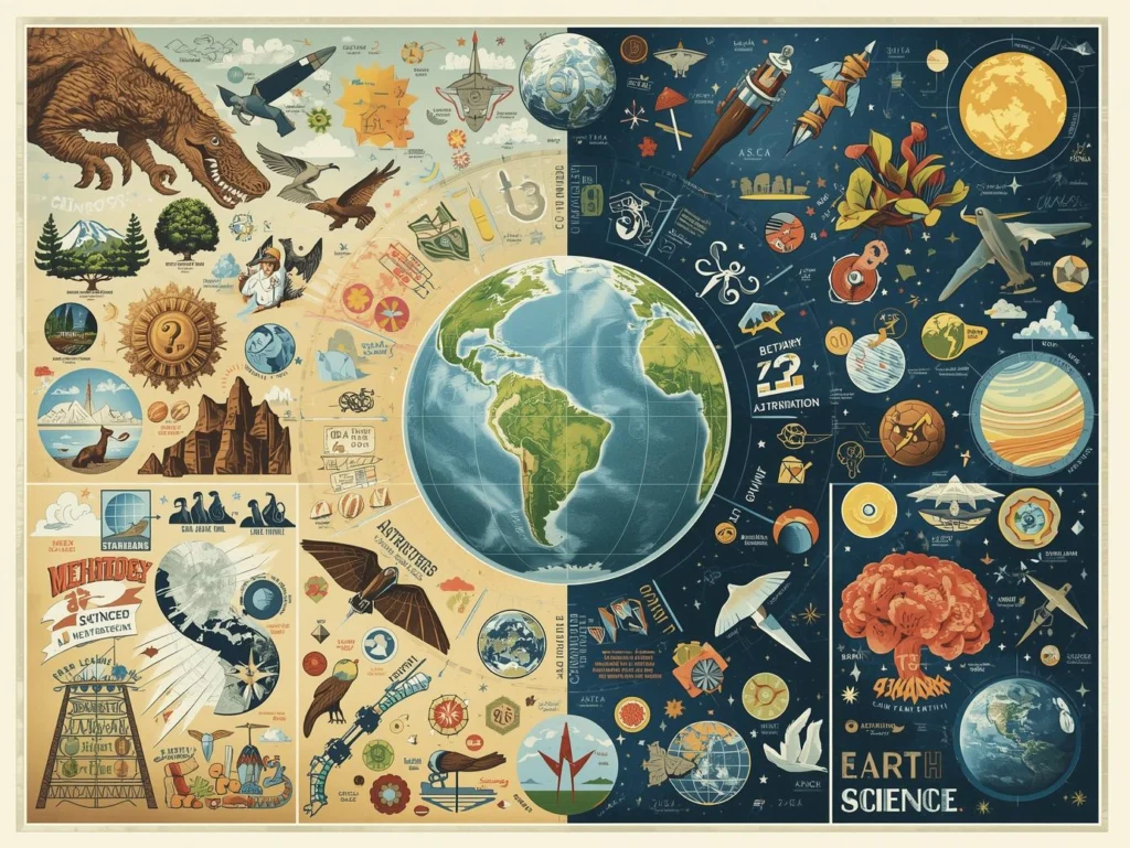 branches of earth science , clear each branche of science